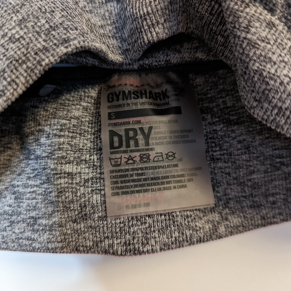 GYMSHARK Small Flex Strappy Sports Bra in Gray - Picture 2 of 3